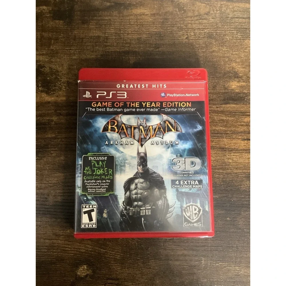 Batman Arkham Asylum Game of the Year Edition CIB Sony Playstation 3